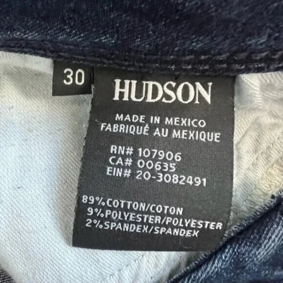 Hudson Collin Flap Skinny Jeans Size 30 - Picture 6 of 10